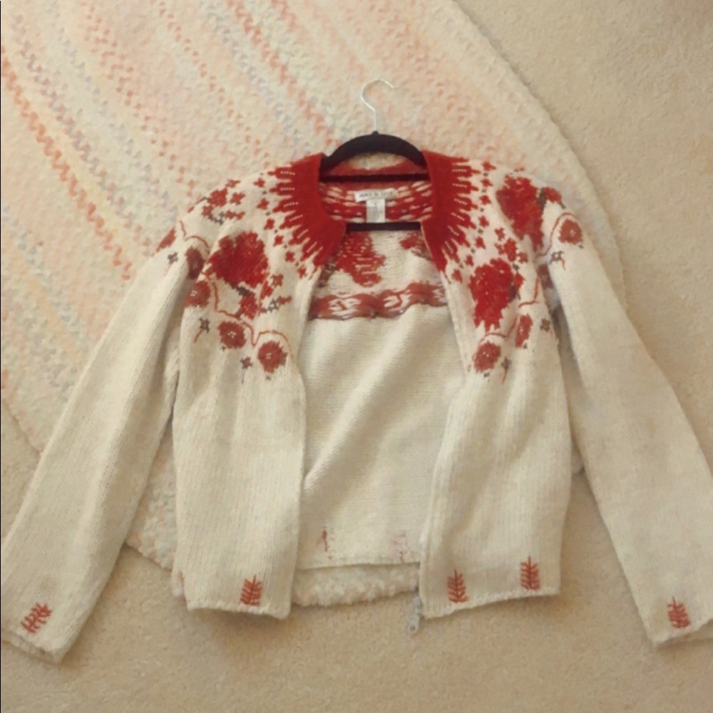 trendy vintage grandma sweater!
